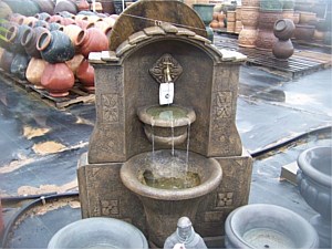 2 TIER FLAT WALL FOUNTAIN