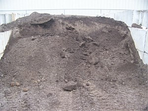 Organic garden compost